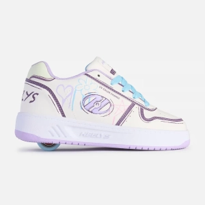 Heelys Kama CC Schuhe mit Rollen | White Lilac Blue