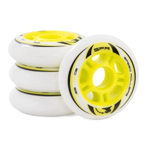 SFR Inline Skates Rollen 4-Pack | White Yellow