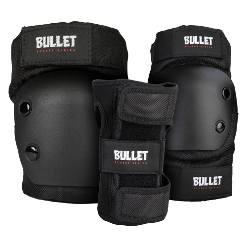 bullet-triple-revert-junior-ochraniacze-kolan-lokci-knieschoner-ellenbogenschoner-set-protektoren-skate-knee-pads-black (1).webp