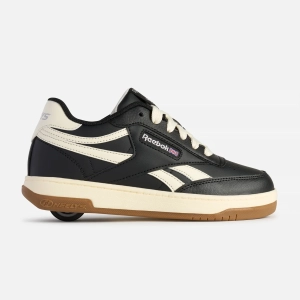 Heelys x Reebok Club C Schuhe mit Rollen | Black Cream