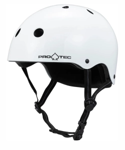 Pro-Tec Low Pro Skate Helm | Gloss White