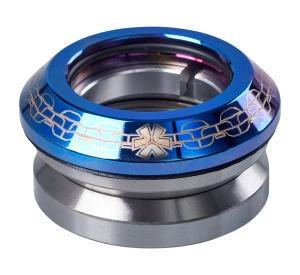 Union Chain Integrated headsets Steuersatz | Chrome Blue