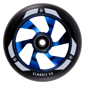 Union Classic V2 110mm Stunt Scooter Rolle | Chrome Blue
