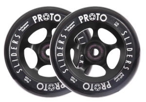 Proto Sliders 110mm Stunt Scooter Rollen Wheels | Black on Black