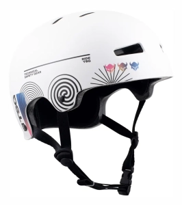TSG Evolution Graphic Skate Helm | White Board Cast