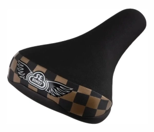 SE Bikes Flyer Checkboard Sattel Wheelie | Gold