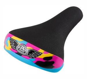 SE Bikes Flyer Camo Sattel Wheelie | Rainbow
