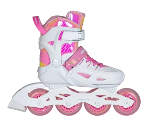 Powerslide Phuzion Universe 4W verstellbare Inline-Skates für Kinder | Pink