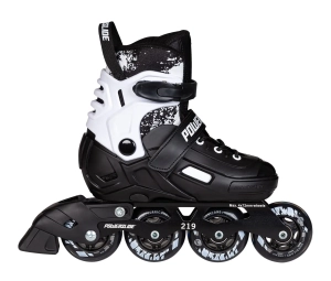 Powerslide Khaan Junior Magic verstellbare Inline-Skates für Kinder | Black
