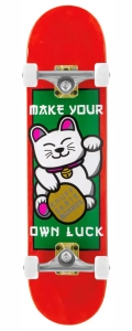 Enuff Lucky Cat Skateboard | 8" Red