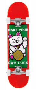 Enuff Lucky Cat Mini Skateboard für Kinder | 7.25" Red