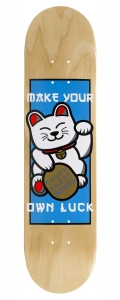 Enuff Lucky Cat Skateboard Deck | Natural