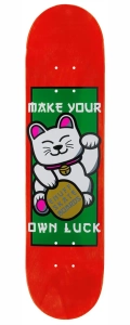 Enuff Lucky Cat Skateboard Deck | Red