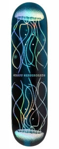 Enuff Abyss Hologram Skateboard Deck | Jellyfish