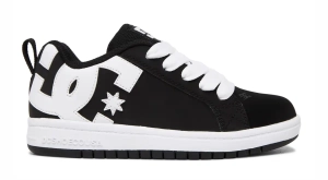 DC Shoes Court Graffik Kids Skate Schuhe | Black White