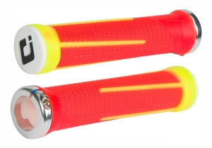 ODI AG-1 Griffe Lock-On | Neon Orange Yellow