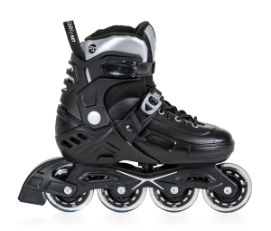Powerslide Khaan Junior NXT verstellbare Inline-Skates für Kinder | Black