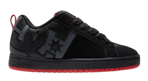 DC Shoes Court Graffik SQ Skate Schuhe | Black Red
