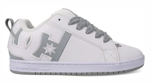 DC Shoes Court Graffik SQ Skate Schuhe | White Grey