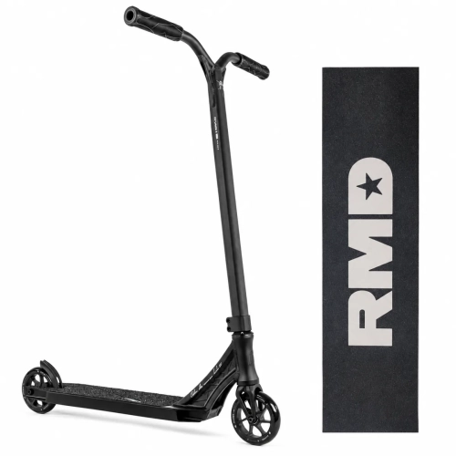 Ethic Erawan V2 S Black mit zusätzlichem RMD Classic Big Logo Griptape